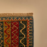 26694 -  Hand-knotted Contemporary Chobi Ziegler /Modern Carpet/Rug / Size: 2'0" x1'3"/61cm x 38cm