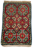 26683 -  Hand-knotted Contemporary Chobi Ziegler /Modern Carpet/Rug / Size: 2'0" x 1'3"/61cm x 38cm