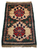 26691 -  Hand-knotted Contemporary Chobi Ziegler /Modern Carpet/Rug / Size: 2'0" x1'3"/61cm x 38cm
