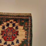 26691 -  Hand-knotted Contemporary Chobi Ziegler /Modern Carpet/Rug / Size: 2'0" x1'3"/61cm x 38cm