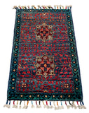 26576 -  Hand-knotted Contemporary Chobi Ziegler /Modern Carpet/Rug / Size: 2'0" x1'3"/61cm x 38cm