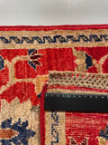 26657 - Chobi Hand-Knotted/Handmade Afghan Tribal/Nomadic Authentic/Size: 2'0" x 1'3"/61cm x 38cm