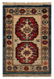 26666 -  Hand-knotted Contemporary Chobi Ziegler /Modern Carpet/Rug / Size: 2'0" x1'3"/61cm x 38cm