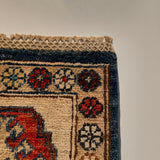 26666 -  Hand-knotted Contemporary Chobi Ziegler /Modern Carpet/Rug / Size: 2'0" x1'3"/61cm x 38cm