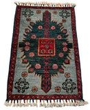 26172 -  Hand-knotted Contemporary Chobi Ziegler /Modern Carpet/Rug / Size: 2'0" x 1'3"/61cm x 38cm
