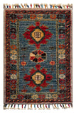 26579 -  Hand-knotted Contemporary Chobi Ziegler /Modern Carpet/Rug / Size: 2'0" x1'3"/61cm x 38cm