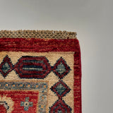26659 - Chobi Hand-Knotted/Handmade Afghan Tribal/Nomadic Authentic/Size: 2'0" x 1'3"/61cm x 38cm