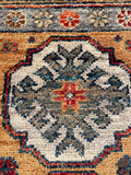 26656 - Chobi Hand-Knotted/Handmade Afghan Tribal/Nomadic Authentic/Size: 2'0" x 1'3"/61cm x 38cm