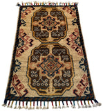 26185 -  Hand-knotted Contemporary Chobi Ziegler /Modern Carpet/Rug / Size: 2'0" x 1'3"/61cm x 38cm