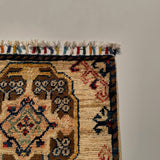 26185 -  Hand-knotted Contemporary Chobi Ziegler /Modern Carpet/Rug / Size: 2'0" x 1'3"/61cm x 38cm