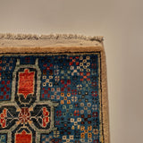 26324-Chobi Ziegler Hand-Knotted/Handmade Afghan Rug/Carpet Modern Authentic/Size: 2'2" x 1'4"/66cm x 41cm