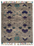 26187 -  Hand-knotted Contemporary Chobi Ziegler /Modern Carpet/Rug / Size: 1'8" x 1'3"/51cm x 38cm
