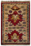 26680 -  Hand-knotted Contemporary Chobi Ziegler /Modern Carpet/Rug / Size: 2'0" x 1'3"/61cm x 38cm