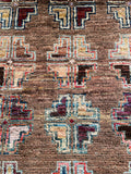 26673 -  Hand-knotted Contemporary Chobi Ziegler /Modern Carpet/Rug / Size: 2'0" x 1'3"/61cm x 38cm
