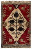 26686 -  Hand-knotted Contemporary Chobi Ziegler /Modern Carpet/Rug / Size: 2'0" x1'3"/61cm x 38cm