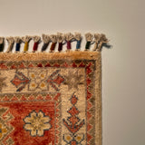 26502-Chobi Ziegler Hand-Knotted/Handmade Afghan Rug/Carpet Modern Authentic/Size: 3'3" x 1'6"/99cm x 46cm