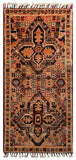 26252-Chobi Ziegler Hand-Knotted/Handmade Afghan Rug/Carpet Modern Authentic/Size: 3'3" x 1'5"/99cm x 43cm