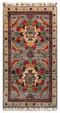26246 - Hand-knotted Contemporary Chobi Ziegler /Modern Carpet/Rug / Size: 3'3" x 1'7"/99cm x 48cm