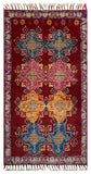 26158-Chobi Ziegler Hand-Knotted/Handmade Afghan Rug/Carpet Modern Authentic/Size: 3'2" x 1'6"/97cm x 46cm