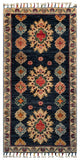 26269-Chobi Ziegler Hand-Knotted/Handmade Afghan Rug/Carpet Modern Authentic/Size: 3'4" x 1'6"/102cm x 46cm