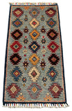 26260-Chobi Ziegler Hand-Knotted/Handmade Afghan Rug/Carpet Modern Authentic/Size: 3'1" x 1'7"/94cm x 48cm