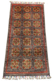 26272-Chobi Ziegler Hand-Knotted/Handmade Afghan Rug/Carpet Modern Authentic/Size: 3'3" x 1'7"/99cm x 48cm