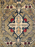 26261-Chobi Ziegler Hand-Knotted/Handmade Afghan Rug/Carpet Modern Authentic/Size: 3'3" x 1'6"/99cm x 46cm