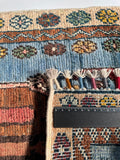 26475-Chobi Ziegler Hand-Knotted/Handmade Afghan Rug/Carpet Modern Authentic/Size: 3'3" x 1'6"/99cm x 46cm
