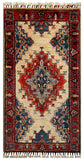 26164 -  Hand-knotted Contemporary Chobi Ziegler /Modern Carpet/Rug / Size: 3'1" x 1'6"/4cm x 46cm
