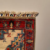 26164 -  Hand-knotted Contemporary Chobi Ziegler /Modern Carpet/Rug / Size: 3'1" x 1'6"/4cm x 46cm