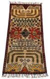 26165 -  Hand-knotted Contemporary Chobi Ziegler /Modern Carpet/Rug / Size:  3'3" x 1'6"/99cm x 46cm