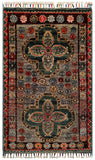 26254-Chobi Ziegler Hand-Knotted/Handmade Afghan Rug/Carpet Modern Authentic/Size: 3'1" x 1'8"/94cm x 51cm