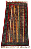 26168 -  Hand-knotted Contemporary Chobi Ziegler /Modern Carpet/Rug / Size: 3'0" x1'6"/91cm x 46cm
