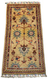 26317-Chobi Ziegler Hand-Knotted/Handmade Afghan Rug/Carpet Modern Authentic/Size: 3'1" x 1'6"/94cm x 46cm