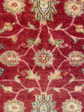 26516-Chobi Ziegler Hand-Knotted/Handmade Afghan Rug/Carpet Modern Authentic/Size: 3'0" x 2'0"/91cm x 61cm