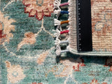 26515-Chobi Ziegler Hand-Knotted/Handmade Afghan Rug/Carpet Modern Authentic/Size: 3'0" x 2'0"/91cm x 61cm