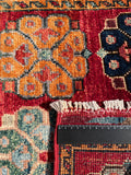 26509-Chobi Ziegler Hand-Knotted/Handmade Afghan Rug/Carpet Modern Authentic/Size: 3'0" x 1'9"/91cm x 53cm