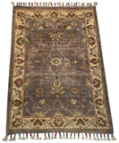 26306-Chobi Ziegler Hand-Knotted/Handmade Afghan Rug/Carpet Modern Authentic/Size: 3'1" x 2'0"/94cm x 61cm
