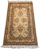 26298-Chobi Ziegler Hand-Knotted/Handmade Afghan Rug/Carpet Modern Authentic/Size: 3'2" x 2'0"/97cm x 61cm