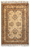 26298-Chobi Ziegler Hand-Knotted/Handmade Afghan Rug/Carpet Modern Authentic/Size: 3'2" x 2'0"/97cm x 61cm