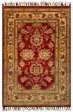 26249 - Hand-knotted Contemporary Chobi Ziegler /Modern Carpet/Rug / Size: 3'0" x 1'9"/91cm x 53cm