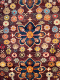 26276-Chobi Ziegler Hand-Knotted/Handmade Afghan Rug/Carpet Modern Authentic/Size: 3'1" x 2'0"/94cm x 61cm