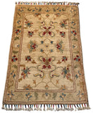26302-Chobi Ziegler Hand-Knotted/Handmade Afghan Rug/Carpet Modern Authentic/Size: 2'9" x 2'0"/84cm x 61cm