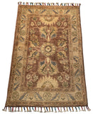 26312-Chobi Ziegler Hand-Knotted/Handmade Afghan Rug/Carpet Modern Authentic/Size: 2'9" x 1'9"/84cm x 53cm
