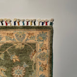 26300-Chobi Ziegler Hand-Knotted/Handmade Afghan Rug/Carpet Modern Authentic/Size: 2'9" x 2'0"/84cm x 61cm