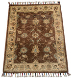26293-Chobi Ziegler Hand-Knotted/Handmade Afghan Rug/Carpet Modern Authentic/Size: 2'5" x 2'0"/74cm x 61cm