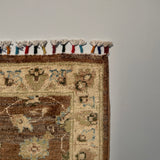 26293-Chobi Ziegler Hand-Knotted/Handmade Afghan Rug/Carpet Modern Authentic/Size: 2'5" x 2'0"/74cm x 61cm