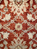 26309-Chobi Ziegler Hand-Knotted/Handmade Afghan Rug/Carpet Modern Authentic/Size: 3'0" x 1'9"/91cm x 53cm