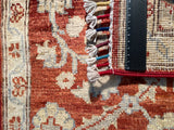 26309-Chobi Ziegler Hand-Knotted/Handmade Afghan Rug/Carpet Modern Authentic/Size: 3'0" x 1'9"/91cm x 53cm