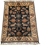 26308-Chobi Ziegler Hand-Knotted/Handmade Afghan Rug/Carpet Modern Authentic/Size: 2'7" x 2'1"/79cm x 64cm